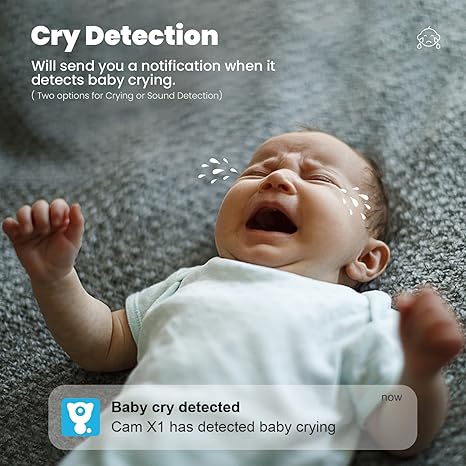 2K Indoor Security Camera, 360° Cameras for Home Security Indoor with Motion Detection, Pet Camera with Phone App